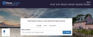 وبسایت PrimeLocation